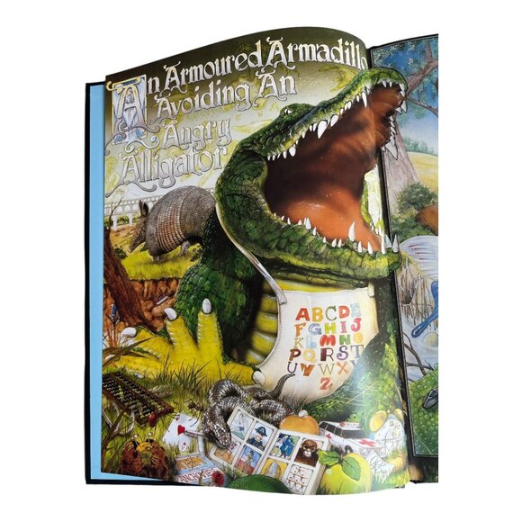 Hardcover Animalia by Graeme Base Vintage 1987 Children's Book - Picture 10 of 13